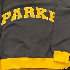 Parke, new mockneck sweatshirt